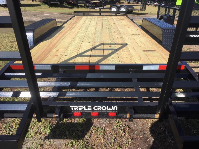 2022 Triple Crown Trailers 7x20 14K Equipment Trailer Southern