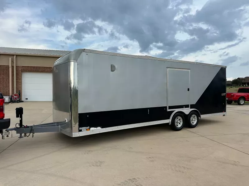 Look luxury enclosed car trailer
