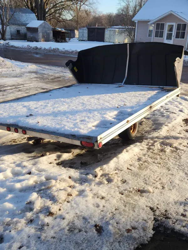 2005 Loadmaster Tilt Bed 8x10 Snowmobile Trailer