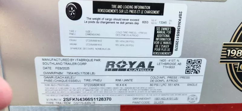 new Cargo (Enclosed) Trailers Royal Cargo Trailers  for sale, in Knoxville, TN Thumbnail 3
