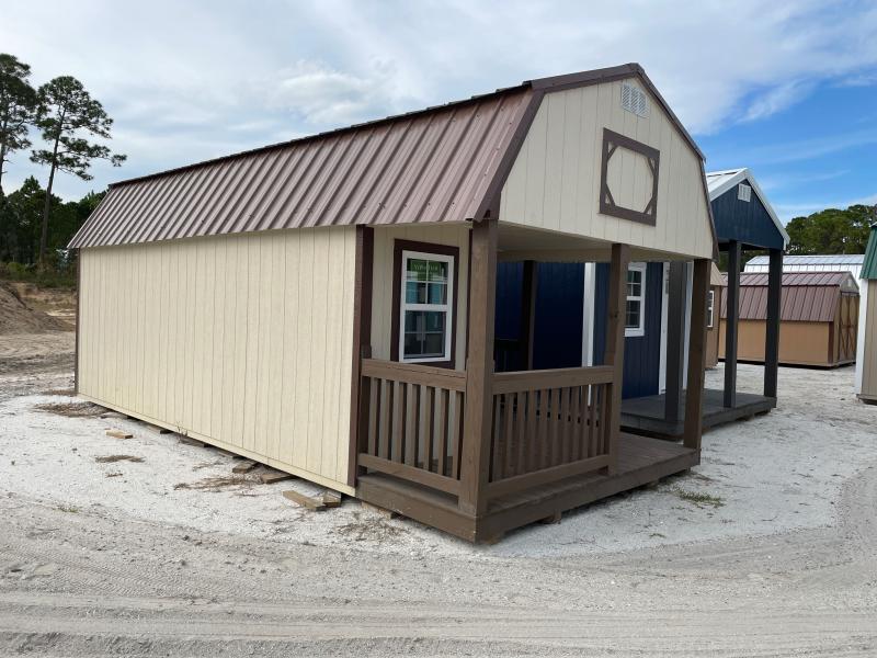 2019 EZ Portable Buildings DELUXE LOFTED BARN CABIN Barn Oak Hill