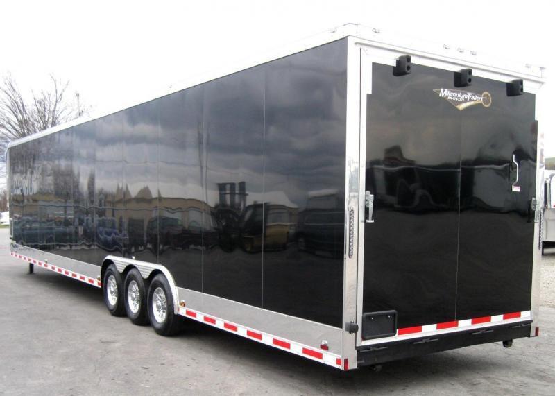 48' Millennium Enclosed Gooseneck Race/Car Trailer Near Me Trailer