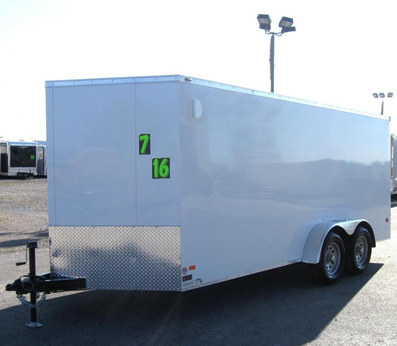 7'x16' Scout Enclosed Cargo Trailer w/Plus Pkg/ Torsion Axles PLUS FREE OPTIONS 7'x16' Scout Enclosed Cargo Trailer w/Plus Pkg/ Torsion Axles PLUS FREE OPTIONS