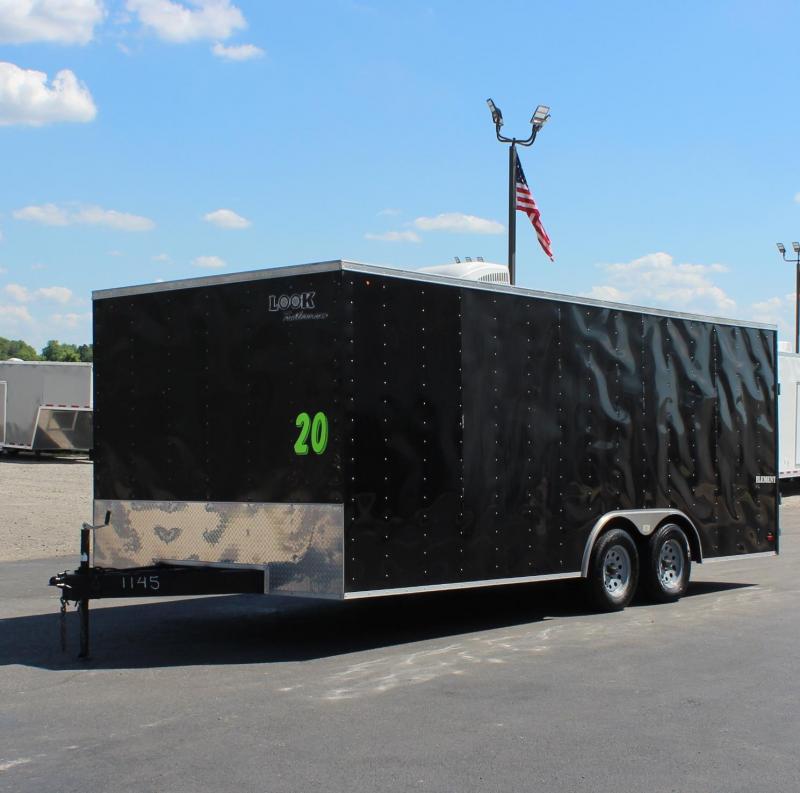 <b>PRE-OWNED</b> 2014 20' Look Element Car Trailer A/C & Finished Interior <b>PRE-OWNED</b> 2014 20' Look Element Car Trailer A/C & Finished Interior