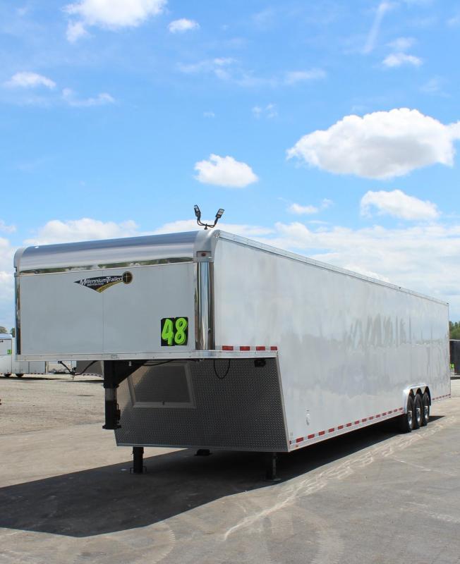Gooseneck Enclosed Trailer 160' Dble Row Recessed ETrack 2023 48' w