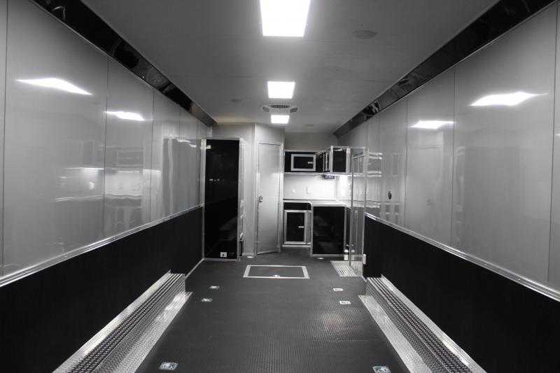 34' Millennium Platinum Enclosed Race Car Trailer w/Full Bathroom Near Me