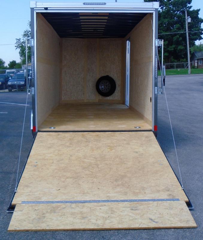 Enclosed Cargo Trailers For Sale 7' x 16' Ramp Door 7' Interior