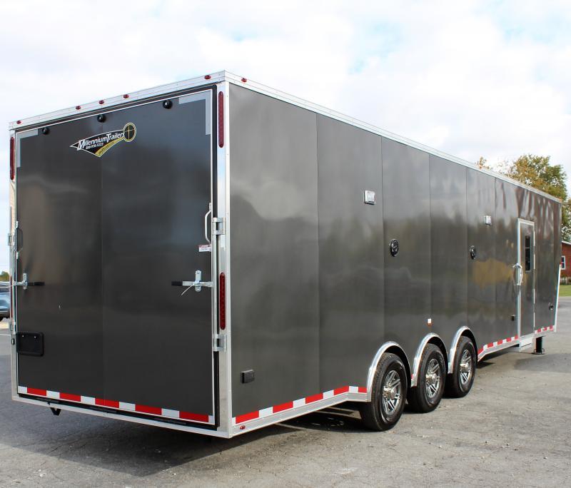 Enclosed Race Car Trailer With Mini Living Quarters 2024 40' Millennium
