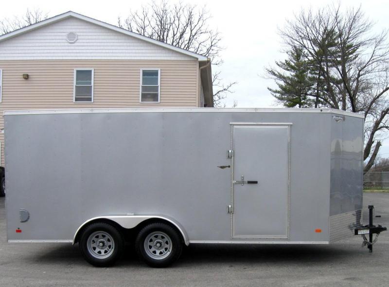 7'x16' Budget Priced Hero Enclosed Cargo Trailer Millennium Trailers