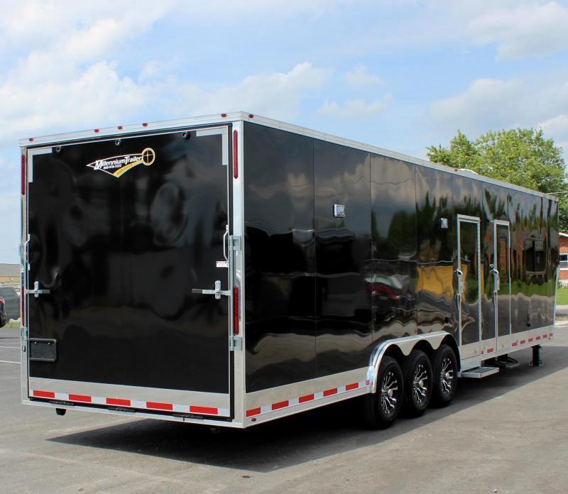 Enclosed Car Trailer with Living Quarters For Sale 2023 40' Gooseneck