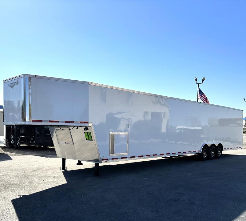 Enclosed Gooseneck Trailer 2023 48' Platinum 7ft. 6in. Interior Wide