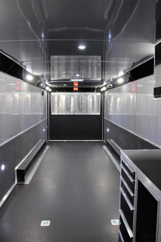 Enclosed Gooseneck Trailer 2024 40' LOADED 7 ft. 4 in. Interior 3844