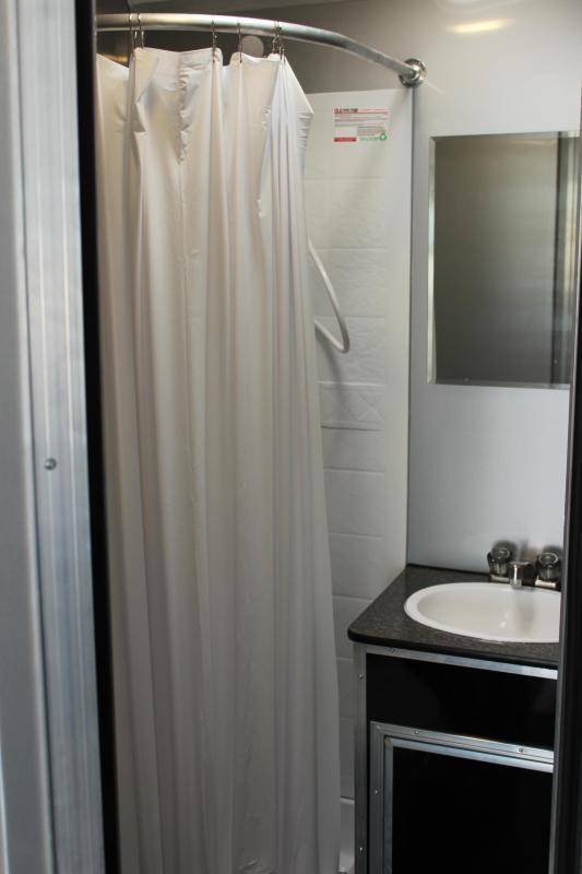 Enclosed Car Trailer For Sale Bathroom Package 2024 34' Electric Awning