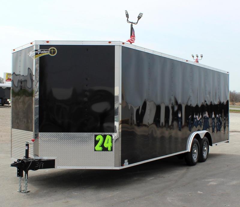 SALE PENDING 2021 24' Millennium Chrome Enclosed Trailer Heavy Duty ...