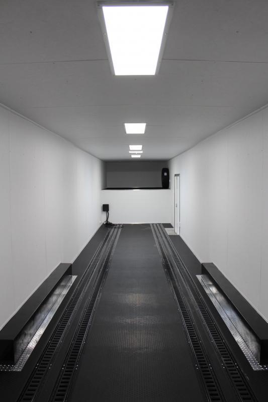 Enclosed Gooseneck Trailer For Sale 48' 2023 Silver Car Transporter