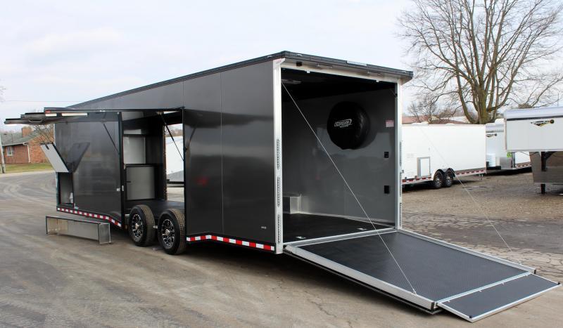 <b>Your Wait is Over! Now Available</b> 28' All Aluminum with Lrg. Escape Door w/Removable Wheel Box <b>Your Wait is Over! Now Available</b> 28' All Aluminum with Lrg. Escape Door w/Removable Wheel Box