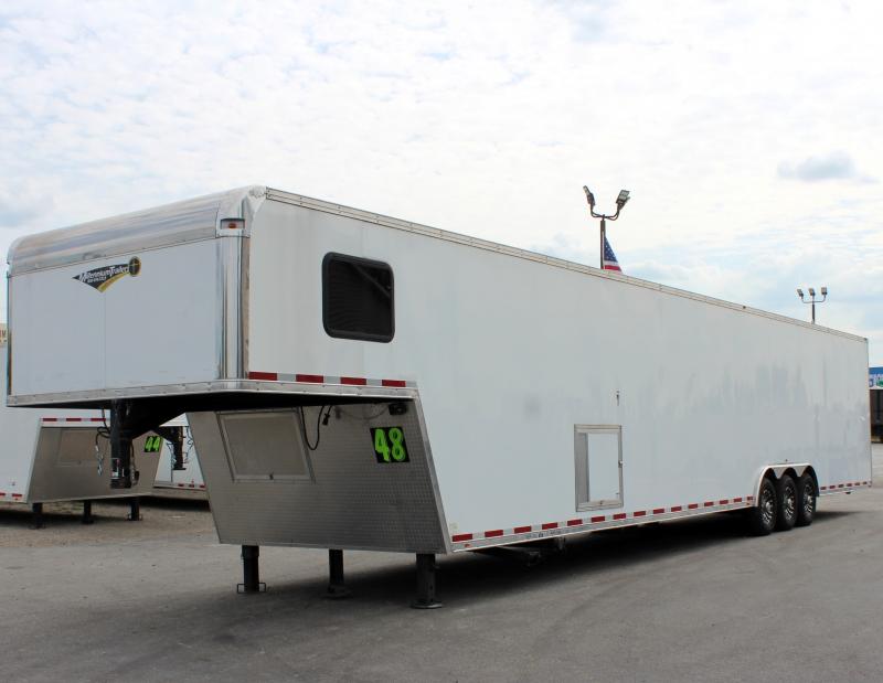 Used Enclosed Trailers For Sale 2019 48' Gooseneck w/Lrg. Bathroom