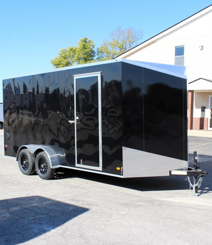 Enclosed Cargo Trailers For Sale 2024 7' X 16' Slant Wedge VNose/ 7