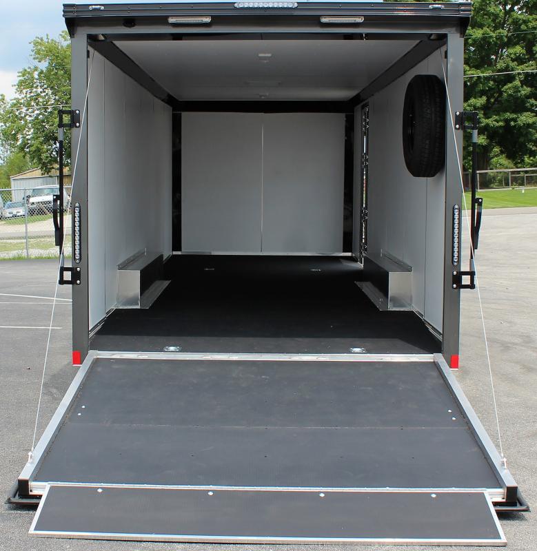Enclosed Car Trailer Aluminum Frame 2023 24' w/Finished Interior