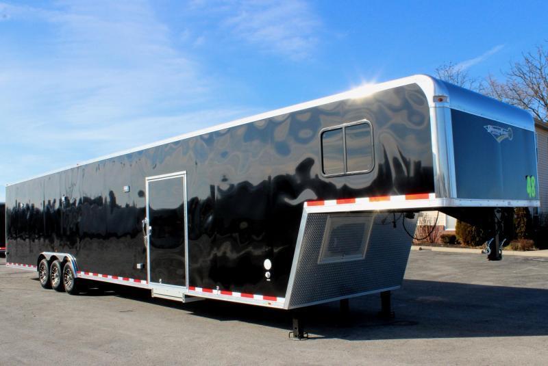 <b>In Production</b> 2021 48' Platinum GN w/Lrg. Full Bathroom w/Separate Shower Just Add Mattress! <b>In Production</b> 2021 48' Platinum GN w/Lrg. Full Bathroom w/Separate Shower Just Add Mattress!