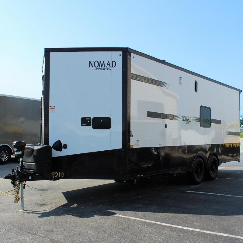 Enclosed Trailer with Living Quarters 2024 22' Nomad Sleep 4