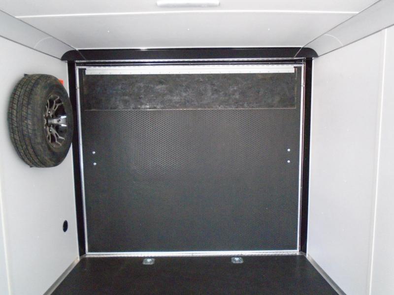 Enclosed Car Trailer Charcoal 24' Finished Interior Black Coin