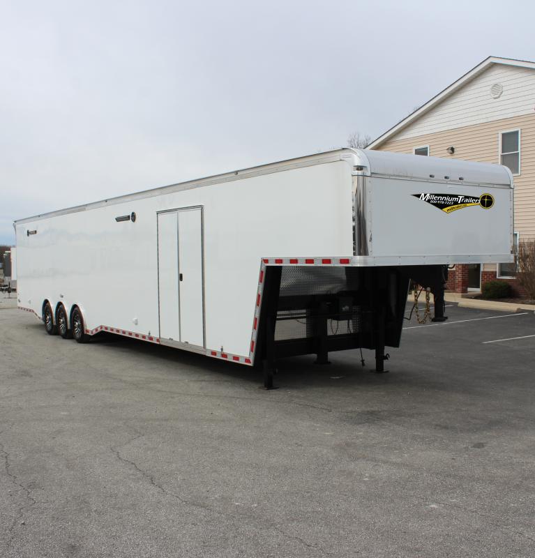 Enclosed Gooseneck Trailer For Sale 2023 48' Edge Fully Finished Interior