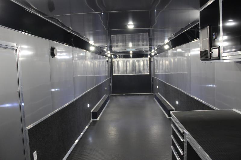 Enclosed Gooseneck Trailer For Sale 2023 48' Edge Fully Finished Interior