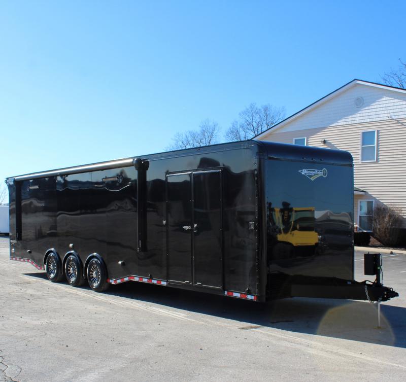 Enclosed Car Trailer Full Bathroom 2024 34' Edge LOADED 2320