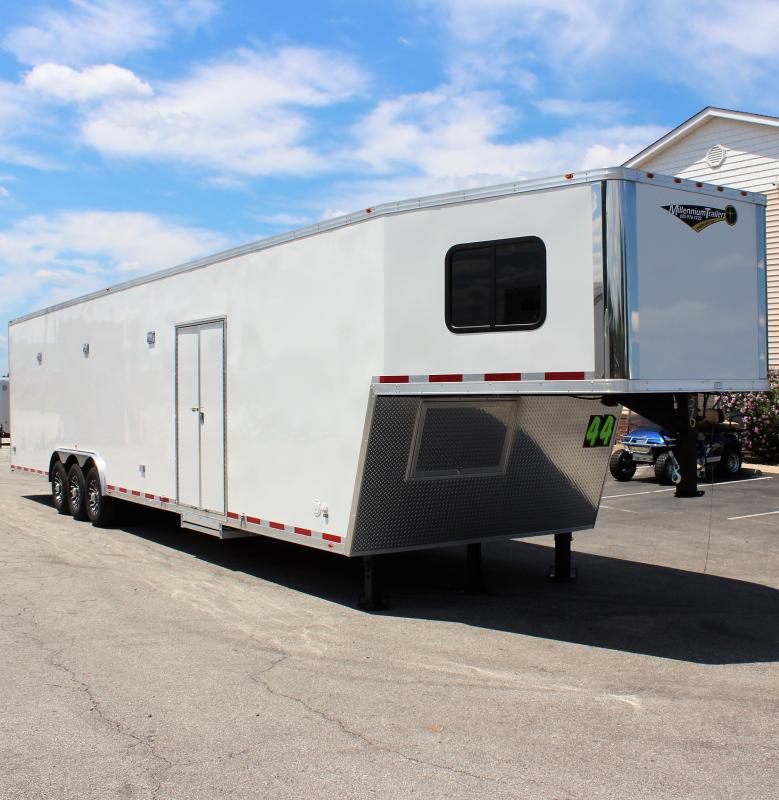 Enclosed Gooseneck Trailer 2024 40' LOADED NOW READY Gooseneck Car