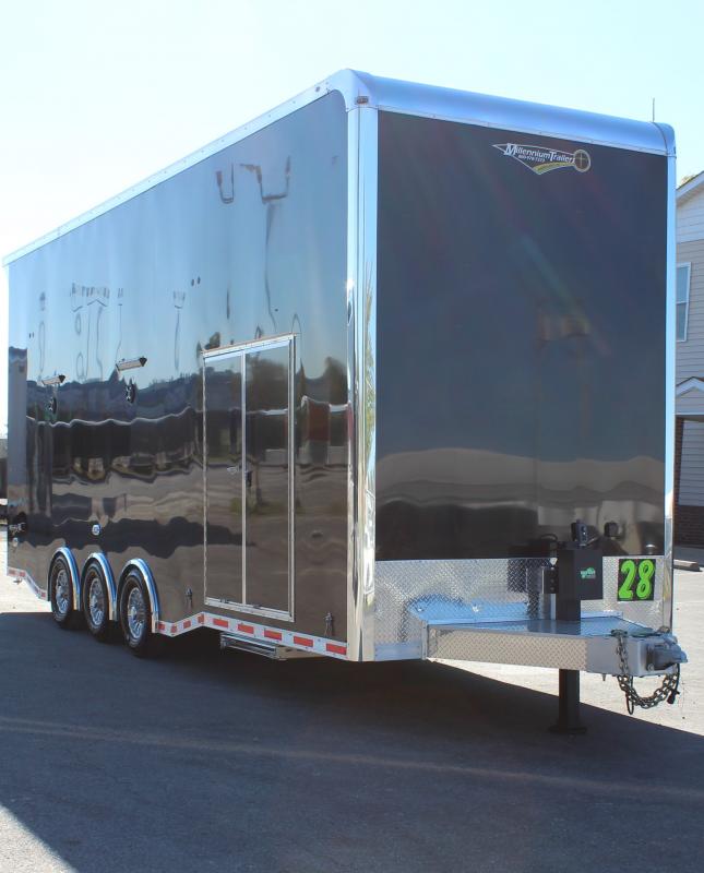 Aluminum Stacker Trailer 2022 28' 16' Lift Loaded Out! Millennium