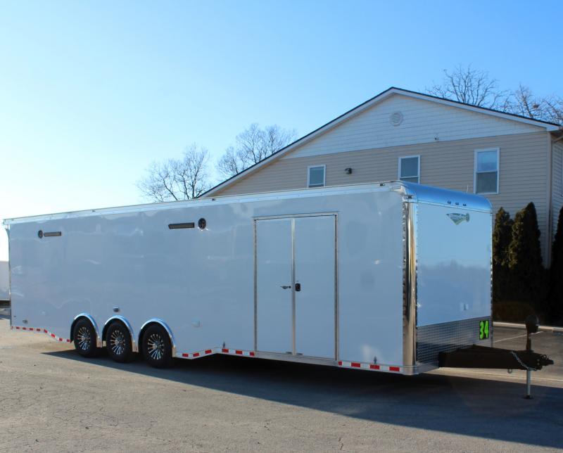 Enclosed Car Trailer 2024 34' w/Turbo Package 1886