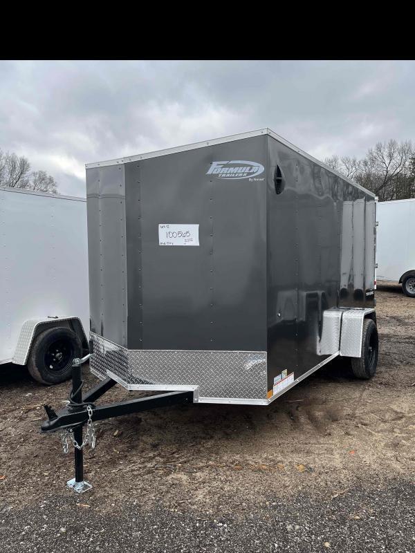 2023 Formula 6X12 6' Enclosed Cargo Trailer Mid City Trailers Enclosed, Dump and Flatbed
