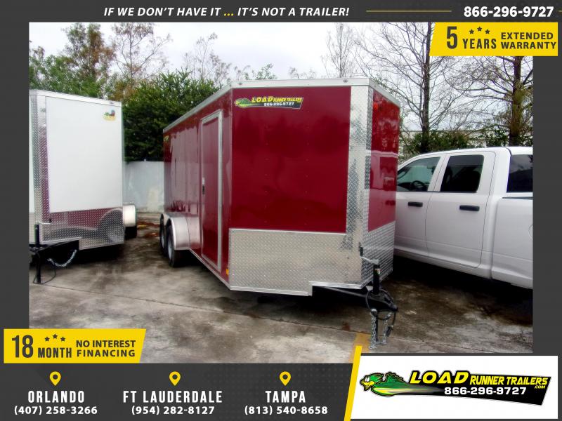 *113207* 7x16 Enclosed Cargo Trailer |LRT Tandem Axle Trailers 7 x 16 *113207* 7x16 Enclosed Cargo Trailer |LRT Tandem Axle Trailers 7 x 16