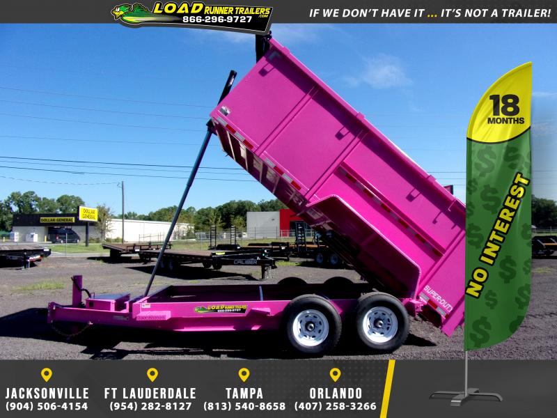 *122095* 7x14 Heavy Duty Dump Trailer W/Telescopic Cylinder|14 Ply Tires 7 x 14 *122095* 7x14 Heavy Duty Dump Trailer W/Telescopic Cylinder|14 Ply Tires 7 x 14