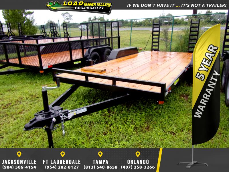 *123076* 7x18 Equipment Hauler Trailer - 7K Tagalong w/Kicker Ramps 7 x 18 *123076* 7x18 Equipment Hauler Trailer - 7K Tagalong w/Kicker Ramps 7 x 18
