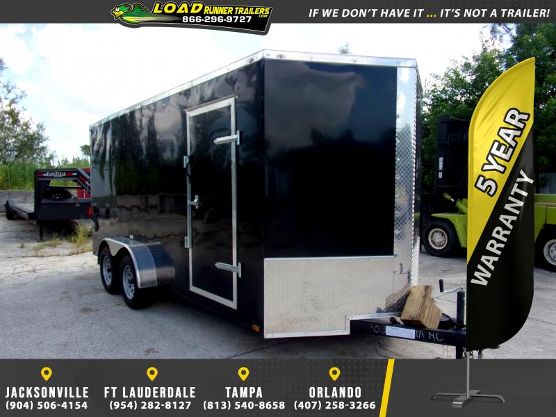 *122542* 7x16 Enclosed Cargo Trailer |LRT Tandem Axle Trailers 7 x 16 *122542* 7x16 Enclosed Cargo Trailer |LRT Tandem Axle Trailers 7 x 16