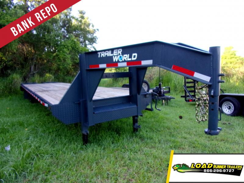 *121421* 8.5x36 Flatbed Deck Over Gooseneck Trailer with Butt-End & Slide in Ramps 8.5 x 36 *121421* 8.5x36 Flatbed Deck Over Gooseneck Trailer with Butt-End & Slide in Ramps 8.5 x 36