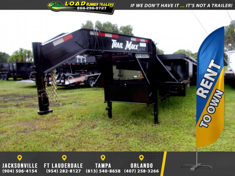 *121552* 8.5X40 10 TON POWER TILT FLATBED GOOSENECK TRAILER 8.5 x 40 *121552* 8.5X40 10 TON POWER TILT FLATBED GOOSENECK TRAILER 8.5 x 40