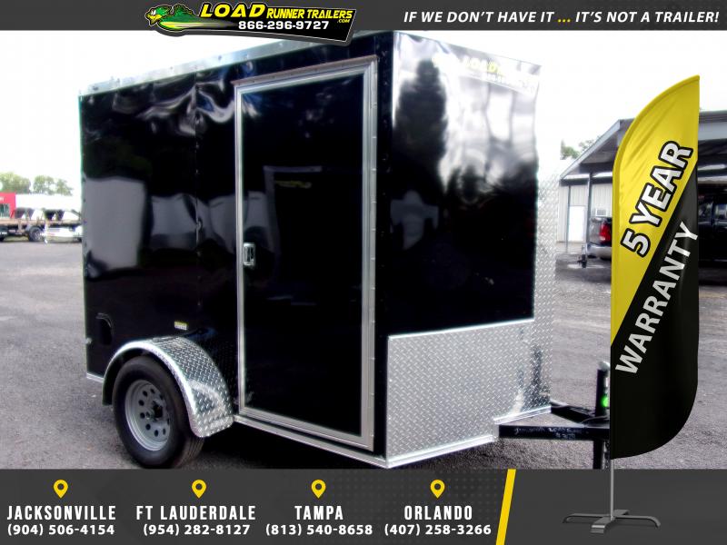 *122400* 5x8 Enclosed Cargo Trailer LRT Haulers & Trailers 5 x 8 Load Runner Trailers