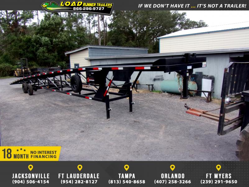 *123739* 8.5x53 4 Car 53' Wedge Trailer with Gooseneck Coupler 8.5 x 53 *123739* 8.5x53 4 Car 53' Wedge Trailer with Gooseneck Coupler 8.5 x 53