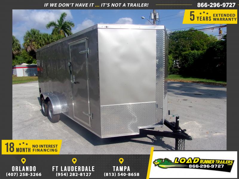 *120579* 7x16 Enclosed Cargo Trailer |LRT Tandem Axle Trailers 7 x 16 *120579* 7x16 Enclosed Cargo Trailer |LRT Tandem Axle Trailers 7 x 16