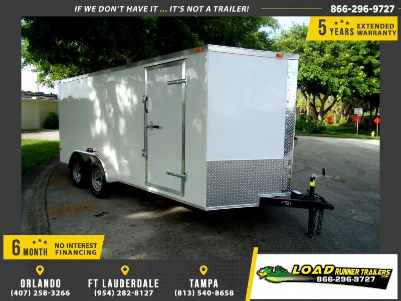 *112058* 7x16 Enclosed Cargo Trailer |LRT Tandem Axle Trailers 7 x 16 *112058* 7x16 Enclosed Cargo Trailer |LRT Tandem Axle Trailers 7 x 16