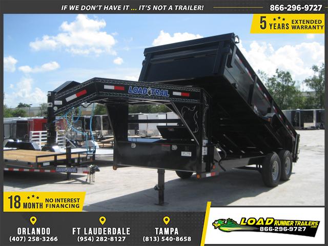 *DG16* 7x16 Gooseneck Dump Trailer 7 TON Load Trail Trailers 7 x 16 | DG83-16T7-24S *DG16* 7x16 Gooseneck Dump Trailer 7 TON Load Trail Trailers 7 x 16 | DG83-16T7-24S