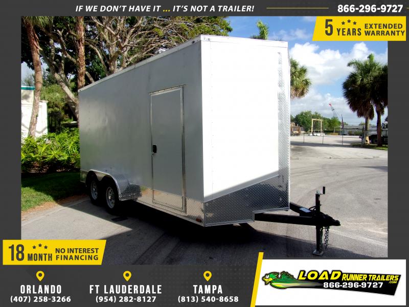 *118324* 7x16 Enclosed Cargo Trailer |LRT Tandem Axle Trailers 7 x 16 *118324* 7x16 Enclosed Cargo Trailer |LRT Tandem Axle Trailers 7 x 16