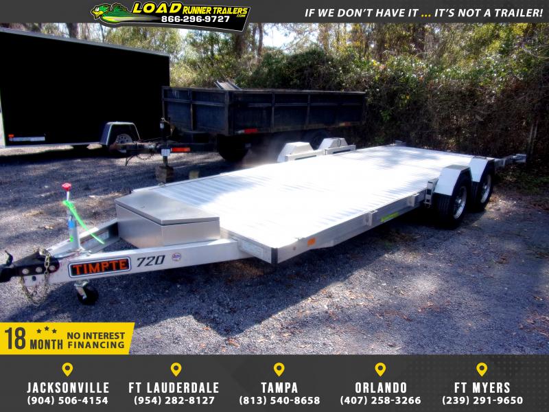 *123069* 7x20 Steel Deck Car Hauler w/2 Electric Brake Axles 7 x 20