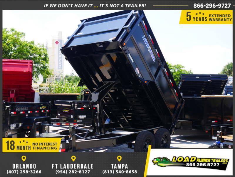 *DB18* 7x12 14K Load Trail Trailers |Dump Trailer 4FT Sides 7 x 12 | D83-12T7-48S *DB18* 7x12 14K Load Trail Trailers |Dump Trailer 4FT Sides 7 x 12 | D83-12T7-48S