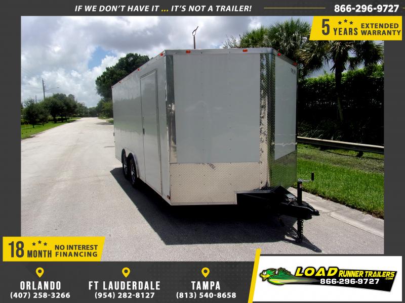 *110520* 8.5x16 Enclosed Cargo Trailer |LRT Tandem Axle Trailers 8.5 x 16 *110520* 8.5x16 Enclosed Cargo Trailer |LRT Tandem Axle Trailers 8.5 x 16