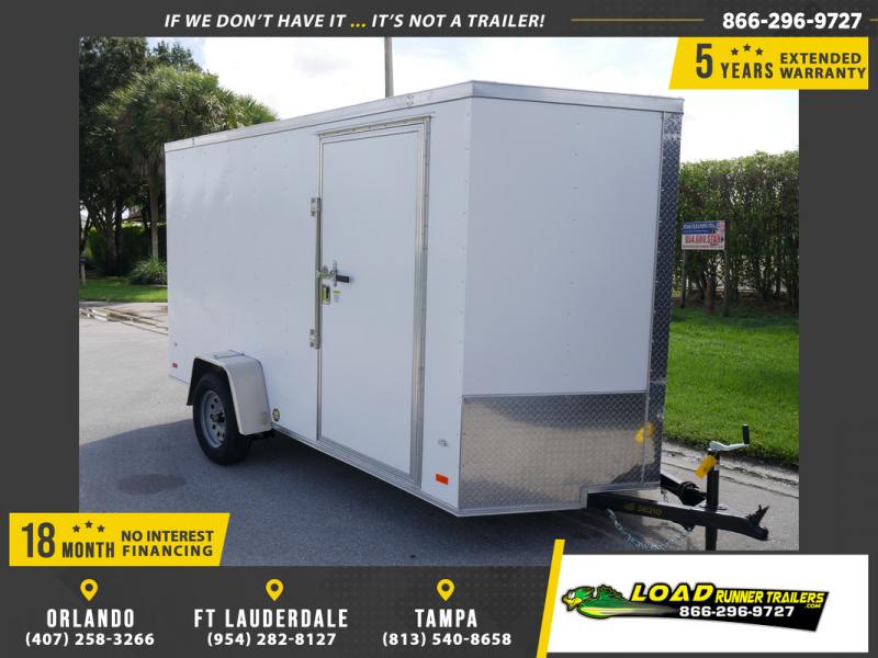 E4f 6x12 Enclosed Cargo Trailer Construction Trailers 6 X 12