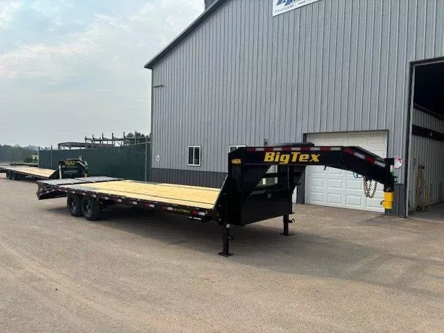 2026 Big Tex 14GN 102" x 27' Tandem Axle Gooseneck Trailer with Mega Ramps (15,900 GVWR)